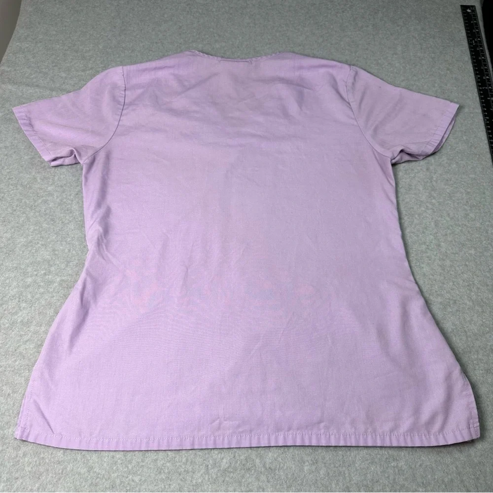 SB Scrubs Women's Medium‎ Lavender Short Sleeve Scrub Top